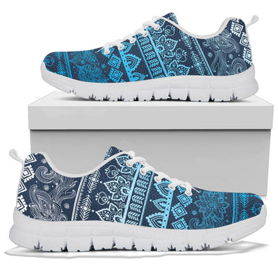 Blue Boho Sneakers