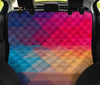 Colorful Abstract Triangles Car Back Seat Pet Cover