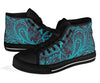 Teal Decor High Top Shoes - Black