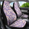 Blue Purple Abstract Car Seat Covers