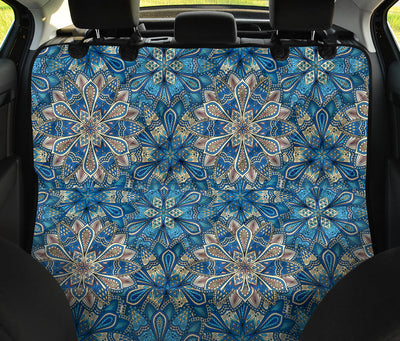 Floral Mandalas Car Back Seat Pet Cover