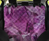 Purple Crystal Abstract Car Back Seat Pet Cover