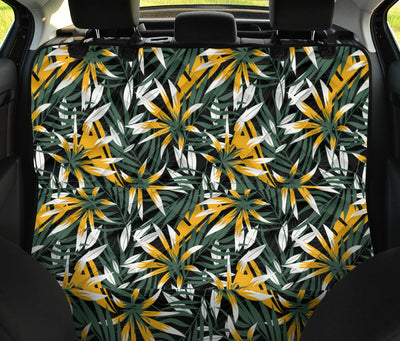 Green Yellow Leaves Car Back Seat Pet Cover
