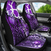 Purple Abstract Car Seat Covers