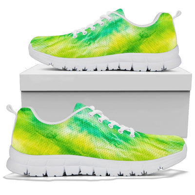 Yellow & Green Tie Dye Sneakers