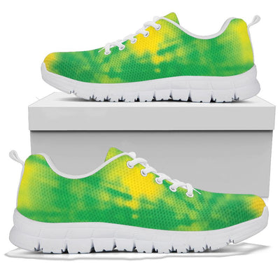 Green & Gold Tie Dye Sneakers