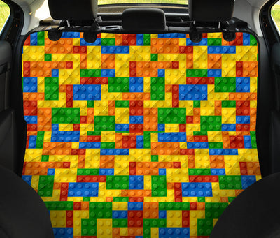 Colorful Lego Car Back Seat Pet Cover