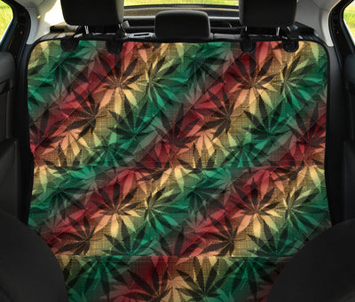 Weed Plants Car Back Seat Pet Cover