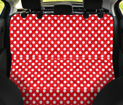Red Polka Dot Car Seat Pet Covers