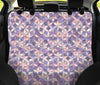 Blue Purple Abstract Car Back Seat Pet Cover