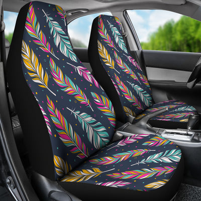 Colorful Feathers Car Seat Covers