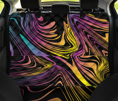 Abstract Swirls Car Back Seat Pet Cover