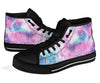 Pink Cotton Candy Tie Dye High Top Shoes