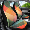 Pastel Diamond Plaid Car Seat Covers