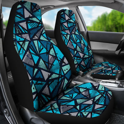 Blue Abstract Car Seat Covers