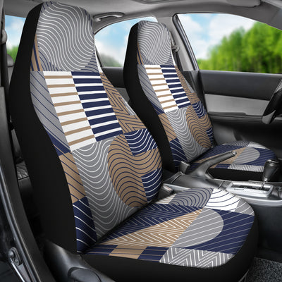 Abstract Block Shapes Car Seat Covers