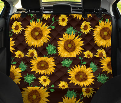 Sunflowers Car Back Seat Pet Cover