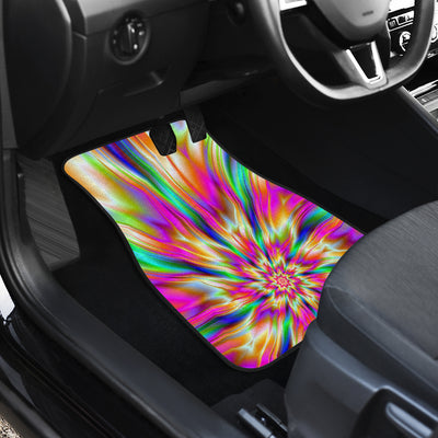 Colorful Psychedelic Car Floor Mats