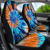 Blue & Orange Tie Dye Car Seat Covers