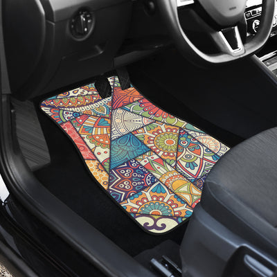 Colorful Mandalas Decor Car Floor Mats