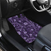 Purple Floral Car Floor Mats