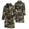 Mens Army Green Camouflage Bath Robe