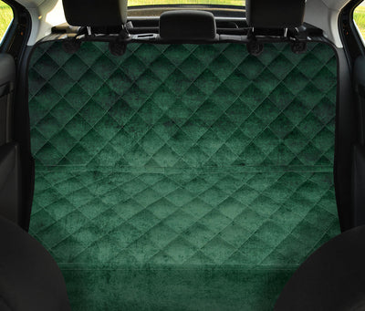 Green Grunge Car Backseat Pet Cover
