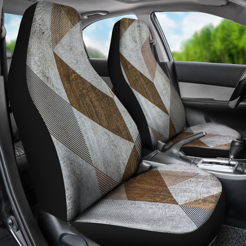 Diagonal Abstract Car Seat Covers
