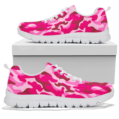 Pink Camouflage Sneakers