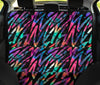 Colorful Abstract Zig Zag Car Back Seat Pet Cover