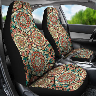 Mandalas Honeycomb Decor Car Seat Covers