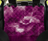 Purple Feathers Car Back Seat Pet Cover