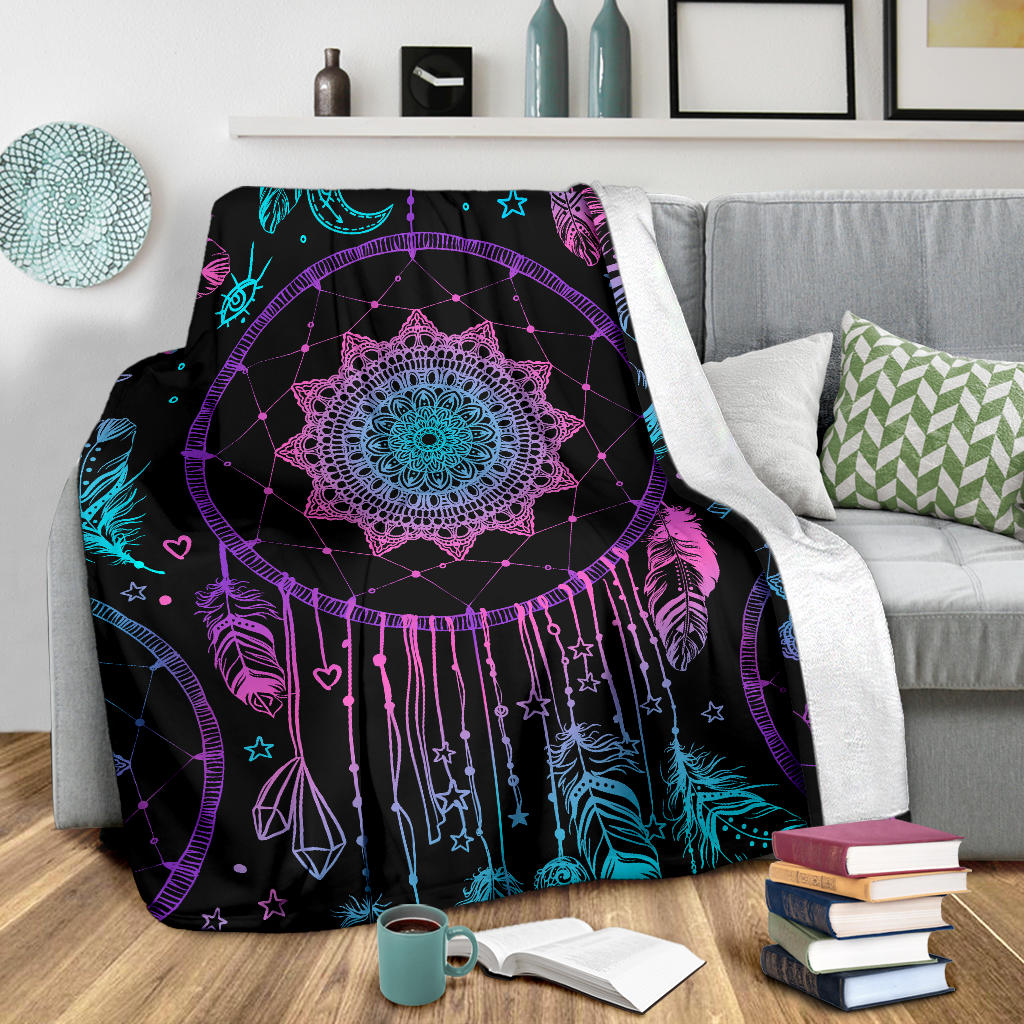 Pink & Purple Dream Catcher Blanket