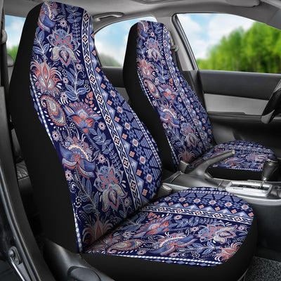 Blue Elegant Decor Car Seat Covers