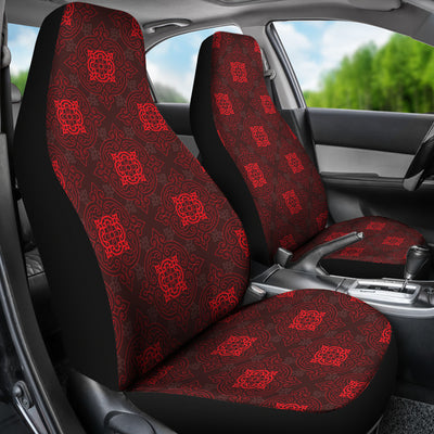 Red Oriental Car Seat Covers