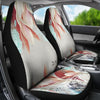 Beige Floral Car Seat Covers