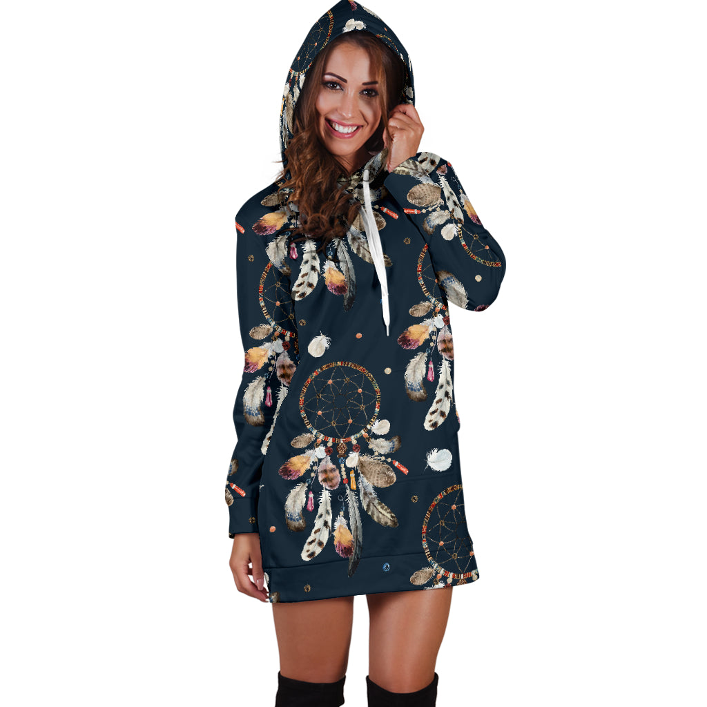 Dream Catchers Womens Hoodie Dress