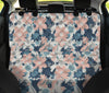 Abstract Flowers Car Back Seat Pet Cover