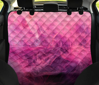 Pink Smoke Car Back Seat Pet Cover