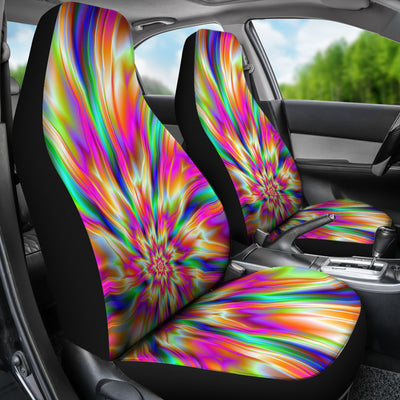 Colorful Psychedelic Car Seat Covers