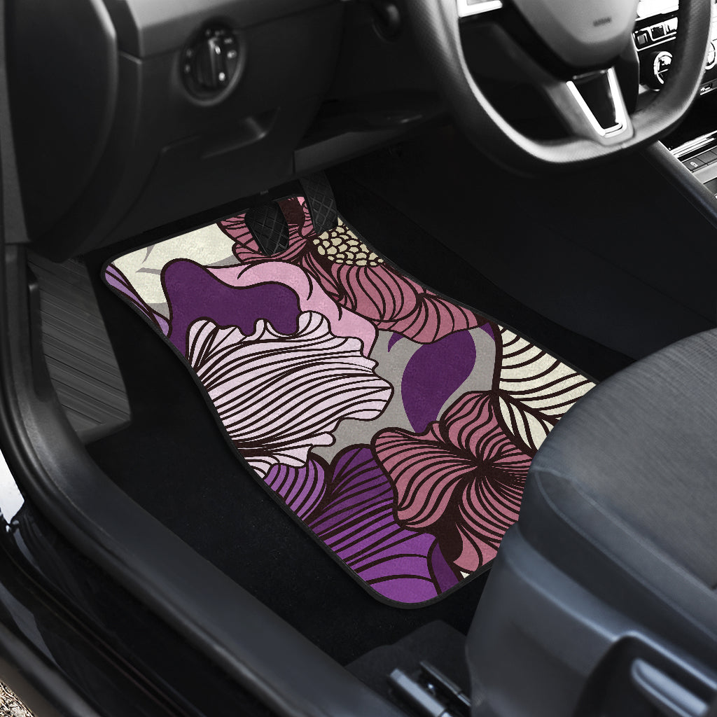 Colorful Floral Car Floor Mats