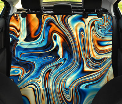 Colorful Abstract Car Back Seat Pet Cover