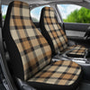 Brown Plaid Car Seat Covers