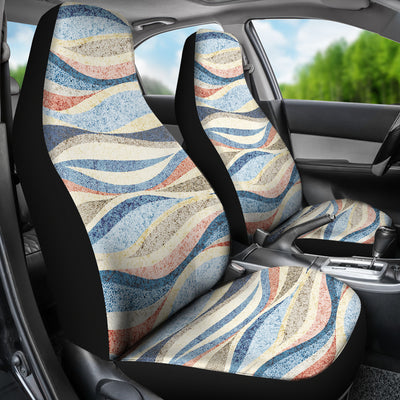 Abstract Waves Car Seat Covers