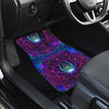 Blue Pink Lotus Car Floor Mats