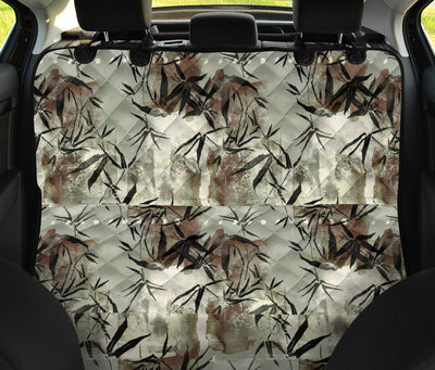 Abstract Leaves Car Back Seat Pet Cover