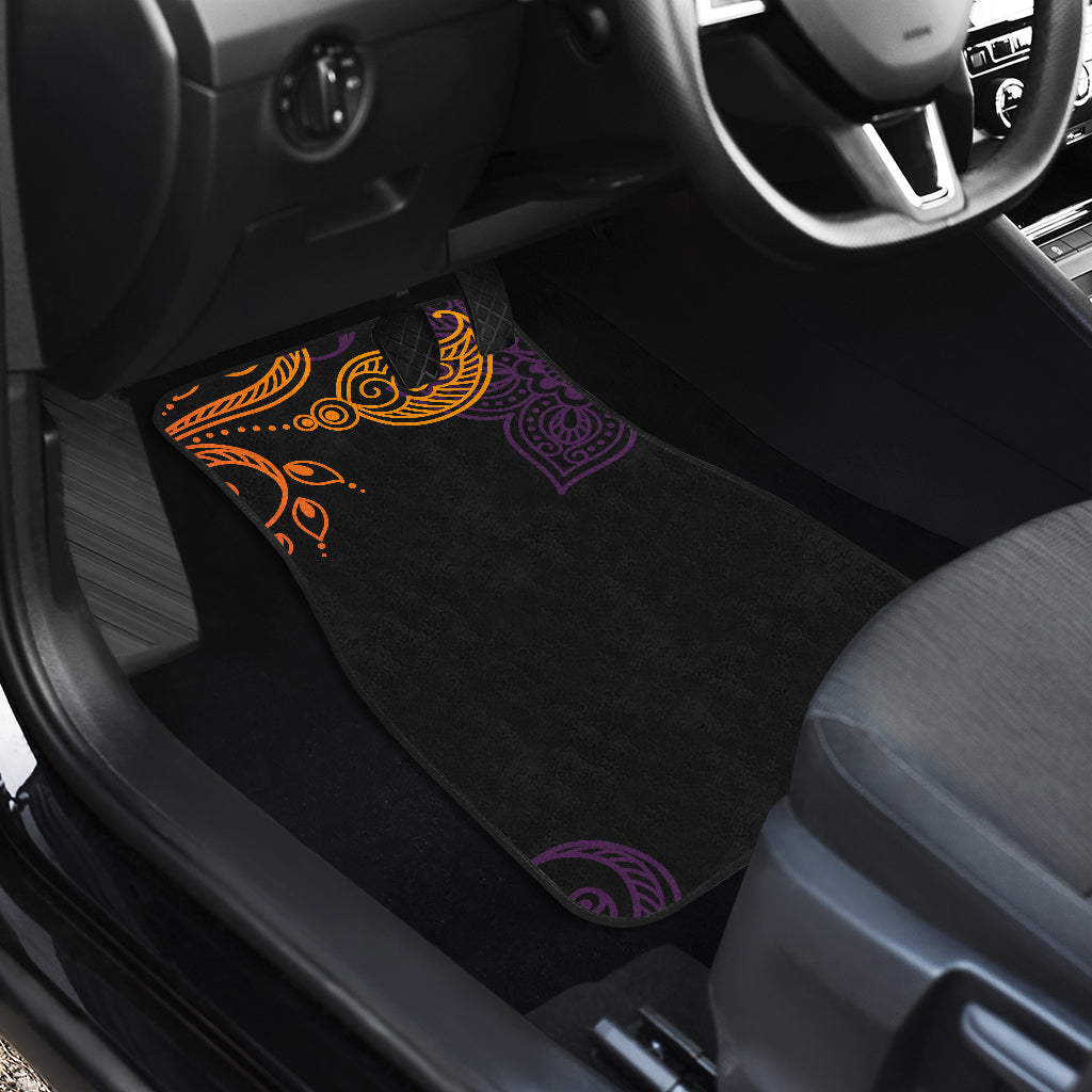 Floral Decor Car Floor Mats