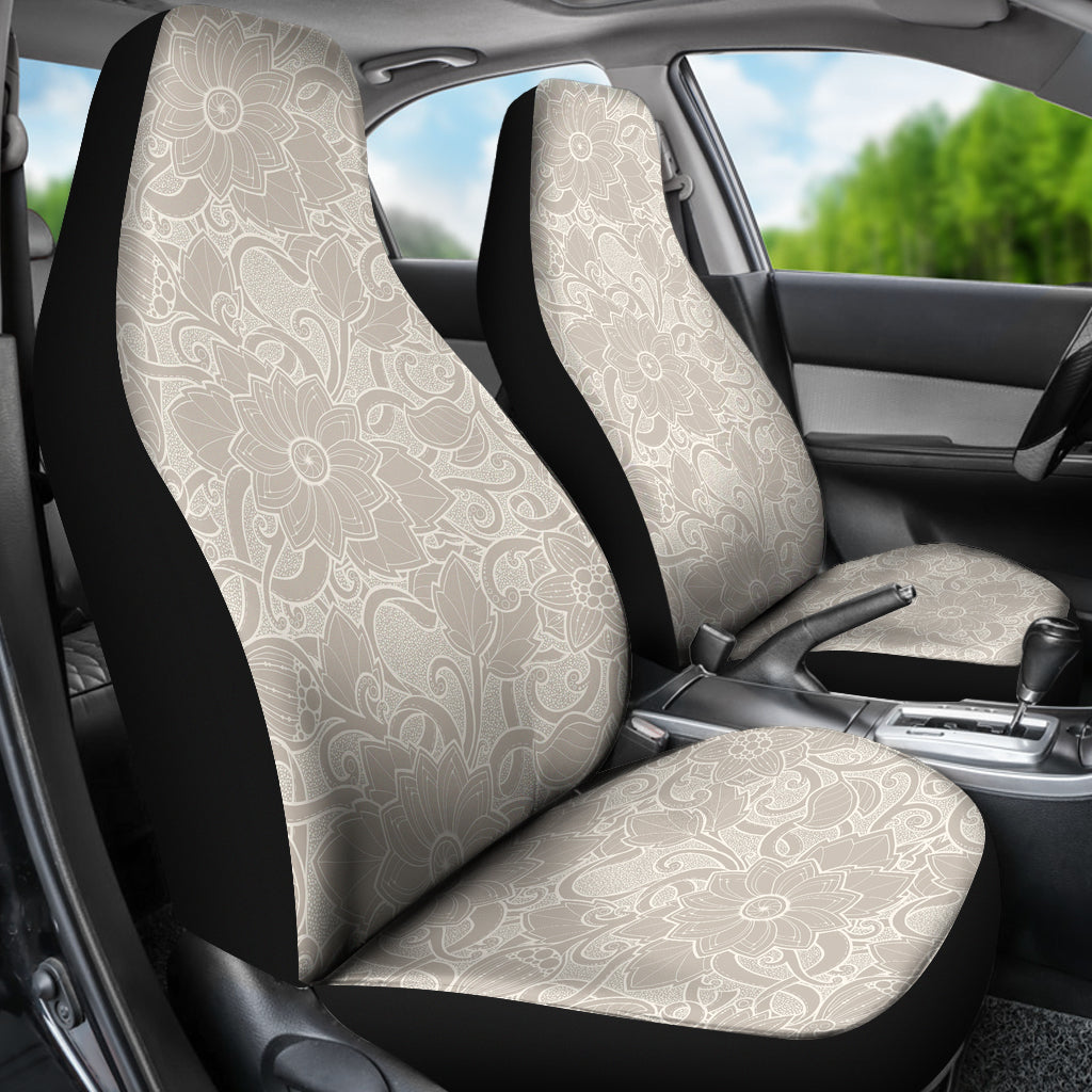 Elegant Floral Decor Car Seat Covers