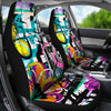 Colorful Floral Abstract Car Seat Covers