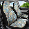 Floral Plaid Car Seat Covers